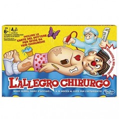 Hasbro L allegro chirurgo mano ferma, nervi d acciaio, in bocca al lupo per l intervento 6anni+ 1 giocatore + 