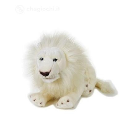 PLUSH & COMPANY ASLY LEONE BIANCO SEDUTO PELUCHES H 20 CM