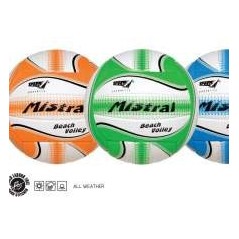 MISTRAL beach volley, pallone beach bianco-azzurro misura e peso da competizione ufficiale, made in Italy