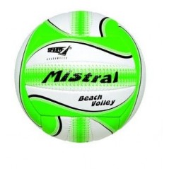 MISTRAL beach volley, pallone beach bianco-VERDE misura e peso da competizione ufficiale, made in Italy