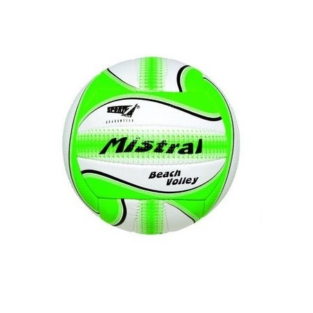 MISTRAL beach volley, pallone beach bianco-VERDE misura e peso da competizione ufficiale, made in Italy