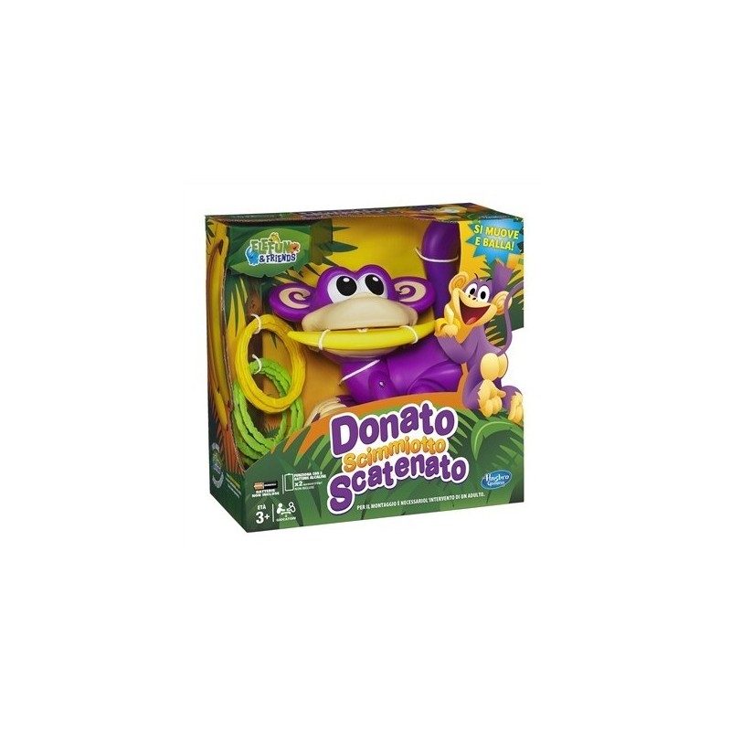 HASBRO DONATO SCIMMIOTTO SCATENATO,ANNI 3+