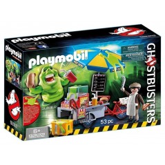 Playmobil 9222 - Slimer E Il Carretto Degli Hot Dog linea Ghostbuster età 6+ 53 pezzi 