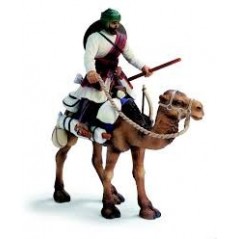 SCHLEICH CAVALIERI MINIATURA IN PLASTICA, CAVALIERE SU DROMEDARIO 70041, NON ADATTO SOTTO I 3 ANNI