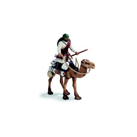 SCHLEICH CAVALIERI MINIATURA IN PLASTICA, CAVALIERE SU DROMEDARIO 70041, NON ADATTO SOTTO I 3 ANNI