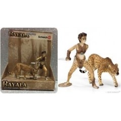 SCHLEICH BAYALA MINIATURA IN PLASTICA, LIASSA GUERRIERA GHEPARDO 70442, NON ADATTO SOTTO I 3 ANNI