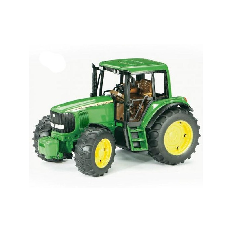 BRUDER TRATTORE JOHN DEERE 5115M 02106 CON ACCESSORI, ETA' 3+