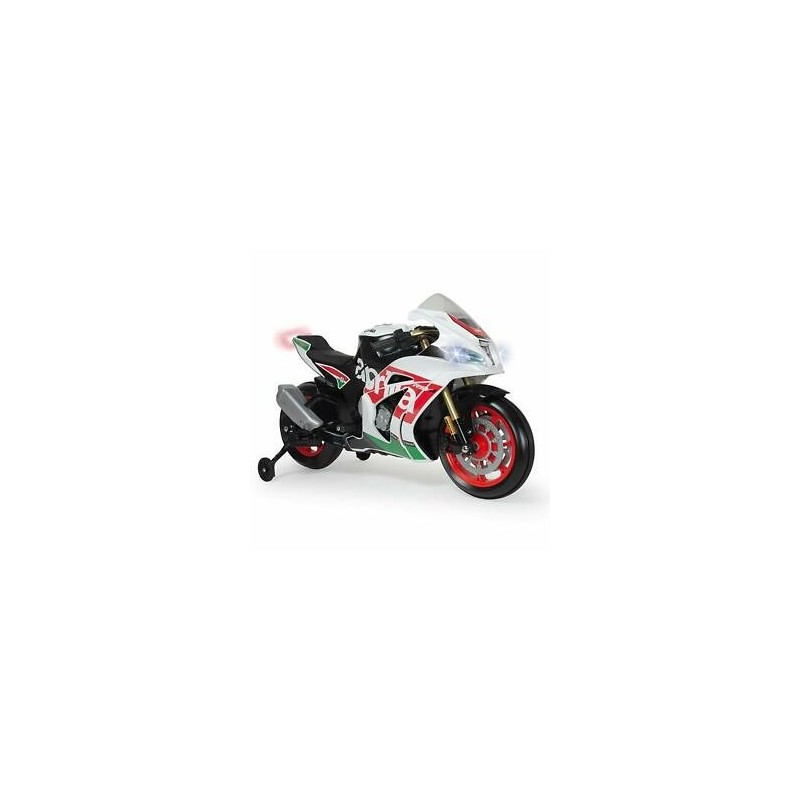 INJUSA APRILIA RS 12 VOLT,MOTO ELETTRICA RUOTE GOMMATE, ETA' 3+