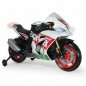 INJUSA APRILIA RS 12 VOLT,MOTO ELETTRICA RUOTE GOMMATE, ETA' 3+