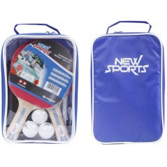 NEW SPORT SET PING PONG 2 RACCHETTE 3 palline, rete inclusa