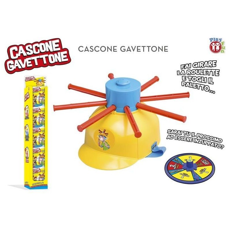 IMC TOYS CASCONE GAVETTONE FAI GIRARE LA ROULETTE E TOGLI IL PALETTO ETA' 4+