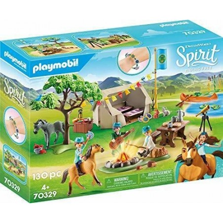 Playmobil Spirit - Riding Free 70329 - Campo Estivo con Lucky e Spirit,