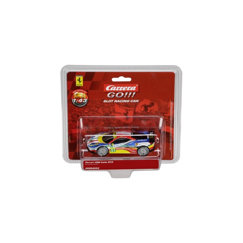 CARRERA DIGITAL 143 SLOT RACING CAR 20064053, FERRARI 458 ITALIA GT2, ANNI 6+