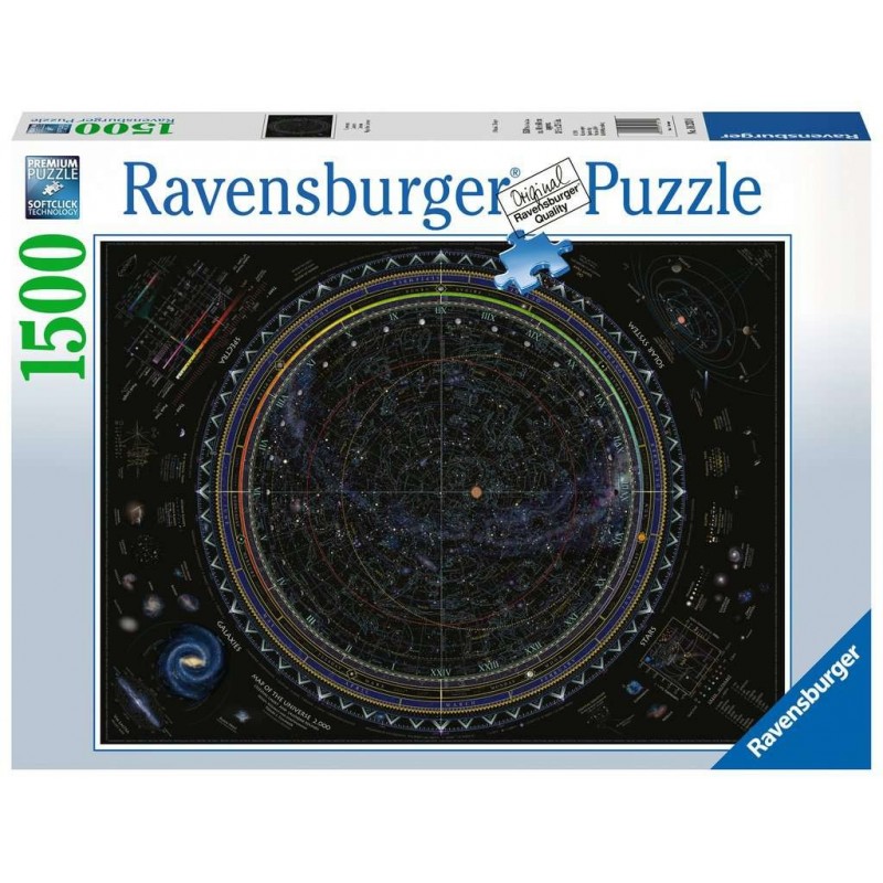 PUZZLE RAVENSBURGER 1500 PZ, UNIVERSO, 162130