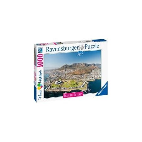 RAVENSBURGER PUZZLE 1000 PZ, BEAUTIFUL SKYLINES, CAPE TOWN 140848