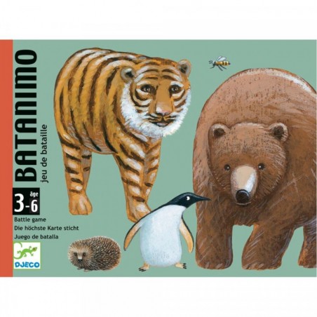 DJECO BATANIMO, GIOCO DI CARTE GIOCO DI BATTAGLIE, ANNI 3-6  DJ 05177.