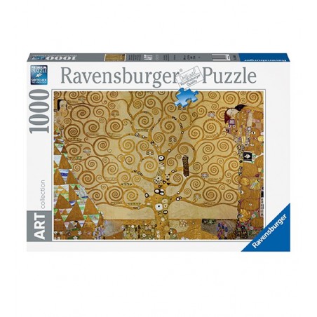 RAVENSBURGER 168484 ART COLLECTION, L'ALBERO DELLA VITA KLIMT, PUZZLE 1000 PEZZI