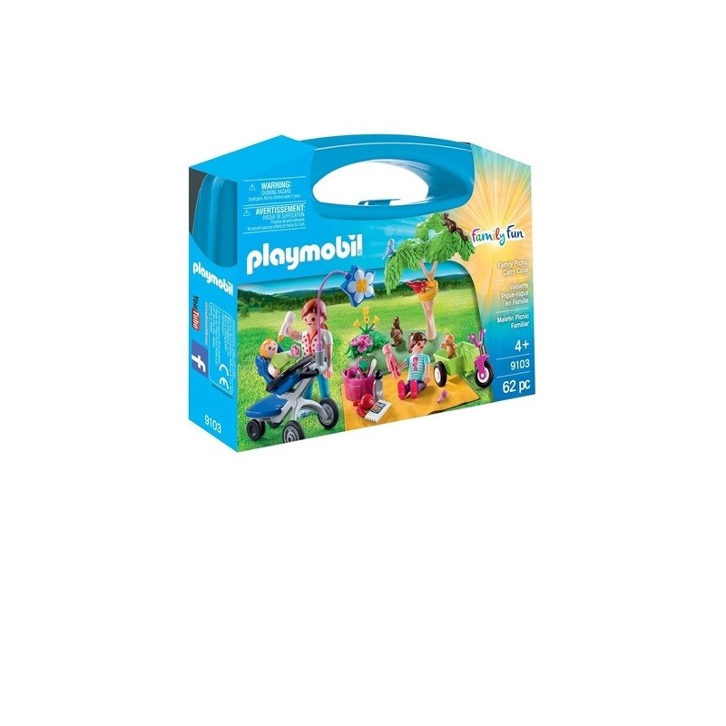 PLAYMOBIL FAMILY FUN 9103, VALIGETTA PIC-NIC, ANNI 4+