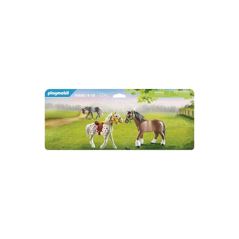 PLAYMOBIL 70683, 3 PONY, ANNI 4-10