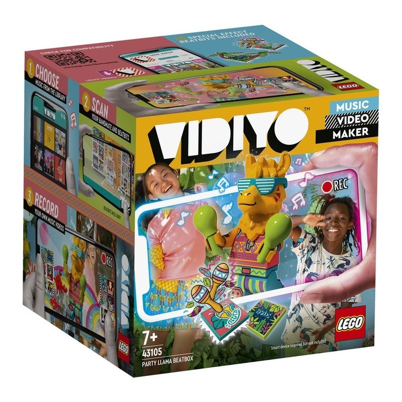 LEGO VIDIYO 43105 Party Llama BeatBox, ANNI 5+