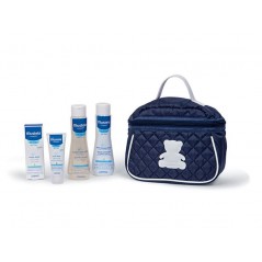 MUSTELA MY BABY BEAUTY VANITY SET IL MIO PRIMO BEAUTY COMPRENDE BOERSA SHAMPO DOLCE 200 ML BAGNETTO MILLE BOLLE 200 ML HYDRA BEB
