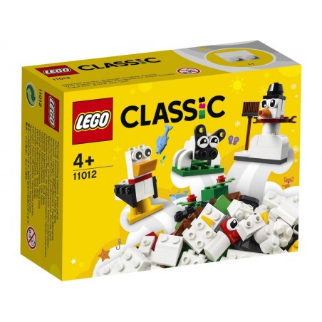 LEGO CLASSIC 11012, MATTONCINI BIANCHI CREATIVI, ANNI 4+