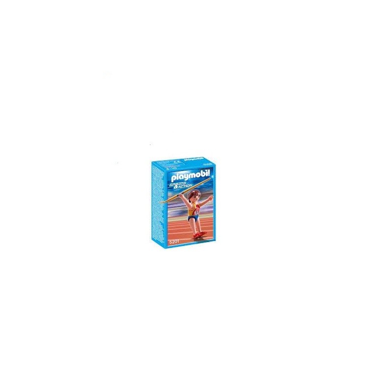 PLAYMOBIL SPORT 5201, LANCIATRICE DI GIAVELLOTTO, ANNI 4-10