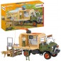 SCHLEICH WILD LIFE * CAMION SOCCORSO ANIMALI DELLA SAVANA COD. 42475, ANNI +3