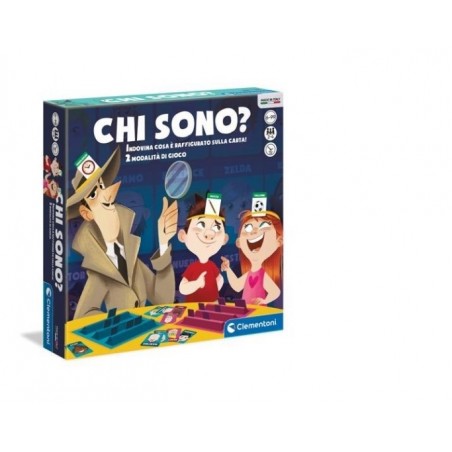 CLEMENTONI, CHI SONO??, INDOVINA COSA E' RAFFIGURATO SULLA CARTA, ANNI 6-99