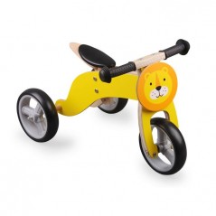 PROLUDIS MINI BIKE DUE IN 1 18 MESI + PORTATA 20 KG DI LEGNO PUOI USARLA COME PRIMA PASSO O BICI SENZA PEDALI 