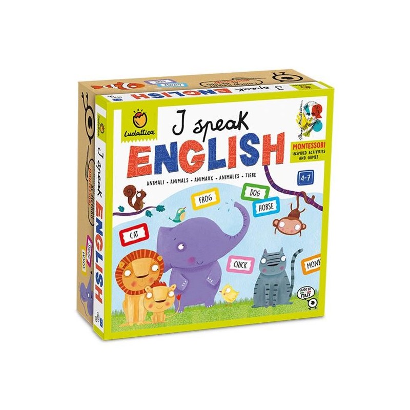 LUDATTICA MONTESSORI, I SPEAK ENGLISH, ANNI 4-7