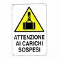 CARTELLO CARICHI SOSPESI          48x 68 PLASTICA