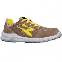 SCARPE REFLEX MARRONE/GIALLO BASSE 39   S1P UPOWER