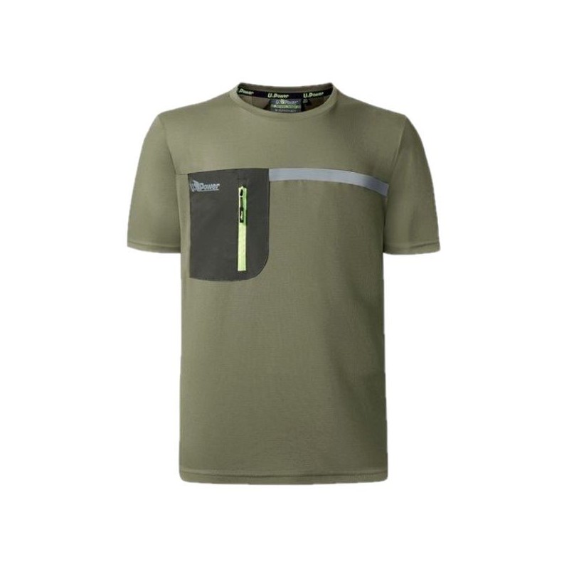 MAGLIETTA T-SHIRT BURNT OLIVE S    CHRISTAL UPOWER