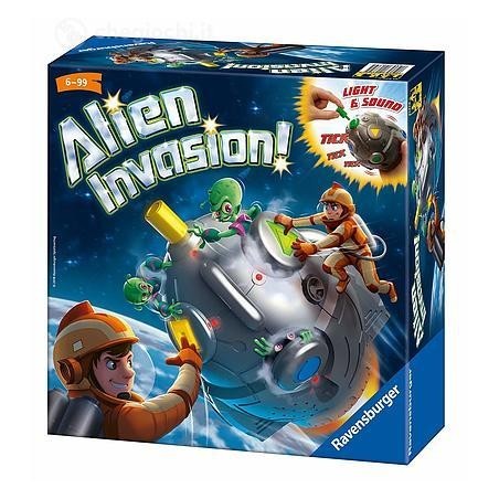 RAVENSBURGER ALIEN INVASION COMBATTI CONTRO GLI ALIENI ETA' 6-99 GIOCATORI 1-6 