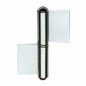 CERNIERA FICCIA 2 ALI INOX  62x 56,0 SX    1222 AL