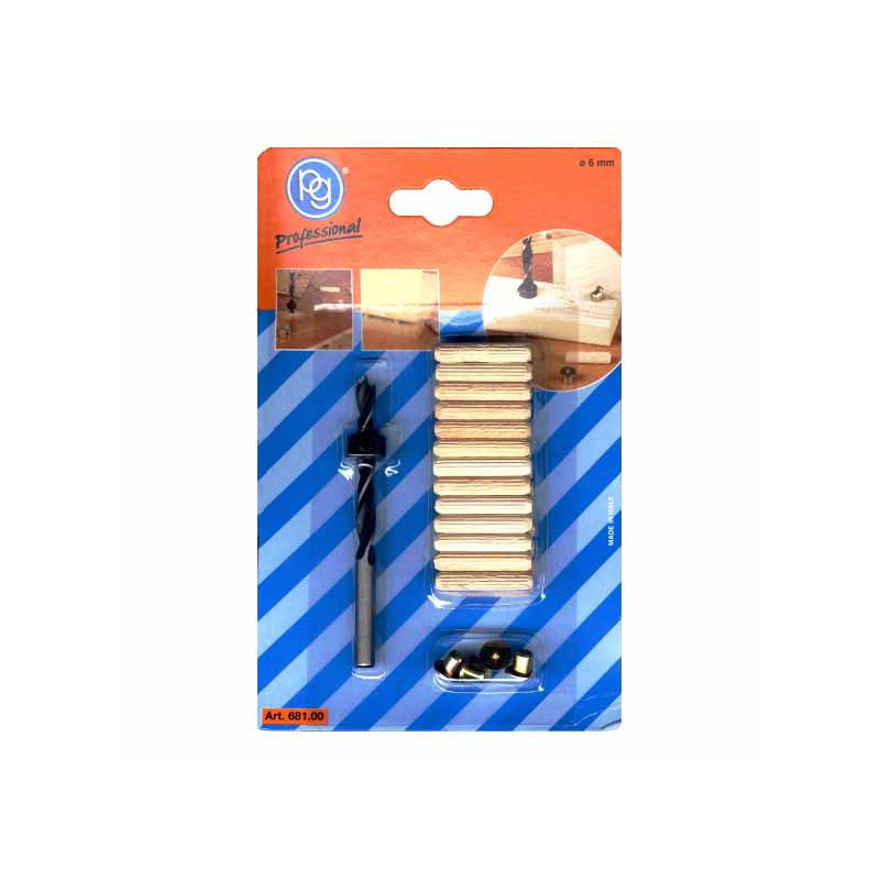 TASSELLO LEGNO KIT ASSEMBLAGGIO mm  6    681.00 PG