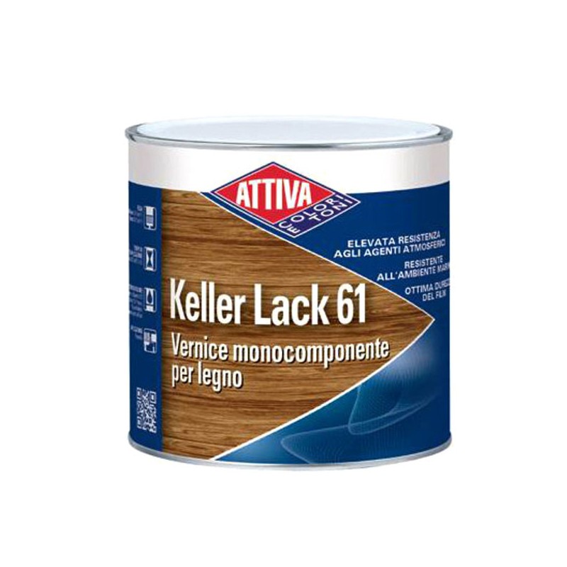 VERNICE 0,50 INCOLORE LUCIDA    KELLER LACK ATTIVA