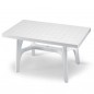 TAVOLO RESINA RETTANG.BIANCO     140x 80 1067 SCAB