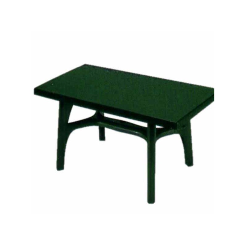 TAVOLO RESINA RETTANG.VERDE      140x 80 1061 SCAB