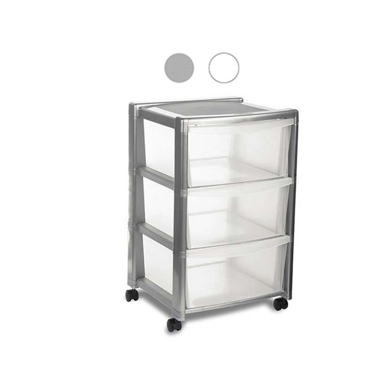 CASSETTIERA P.3 LIBERA SILVER  40x40 h 63 STEFANPL