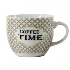 TAZZA CAFFE CERAMICA COFFEE TIME Pz 6 BELLINTAVOLA