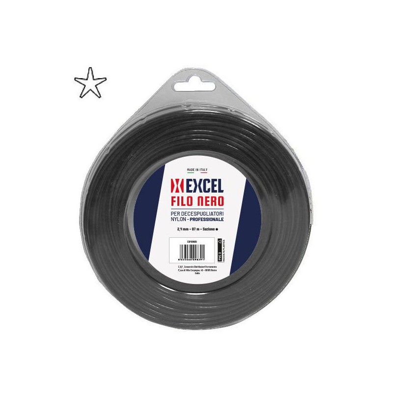 FILO NYLON PENTAGONO    mm 4,4 m 30    EXCEL 09846