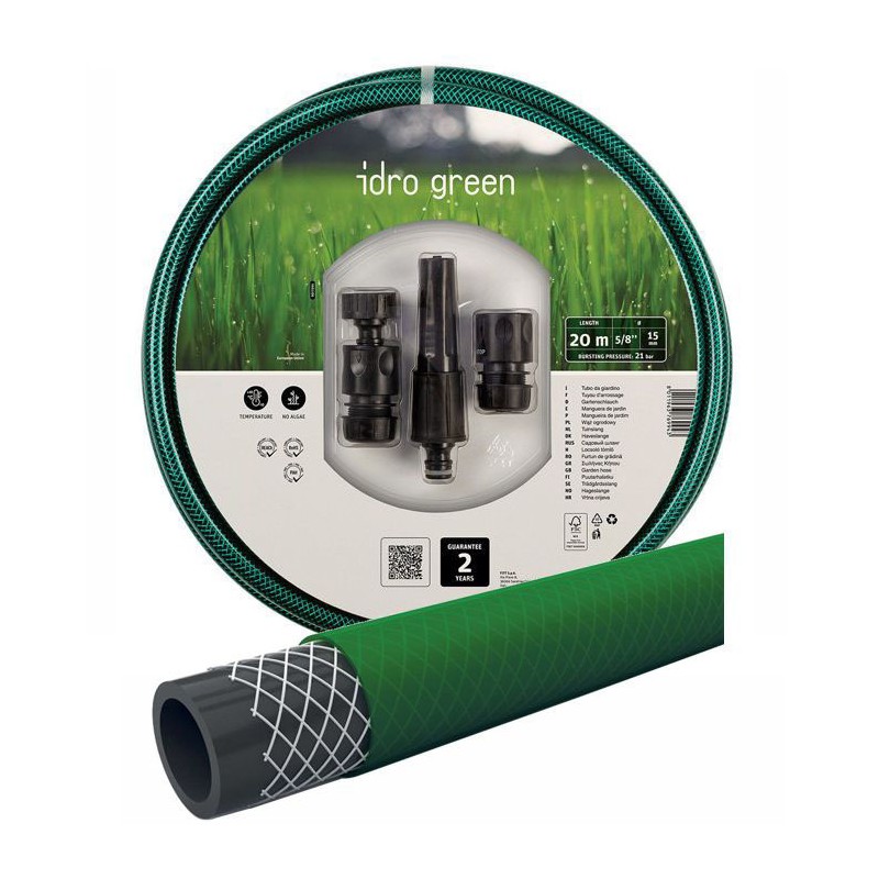 TUBO IDRO GREEN 1/2" m 20 KIT                 FITT