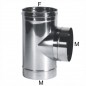 GOMITO T INOX  8 LATERALE M                  MARAL