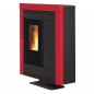 STUFA PELLET SOUVENIR STEEL PL.BORDEAUX EXTRAFLAME