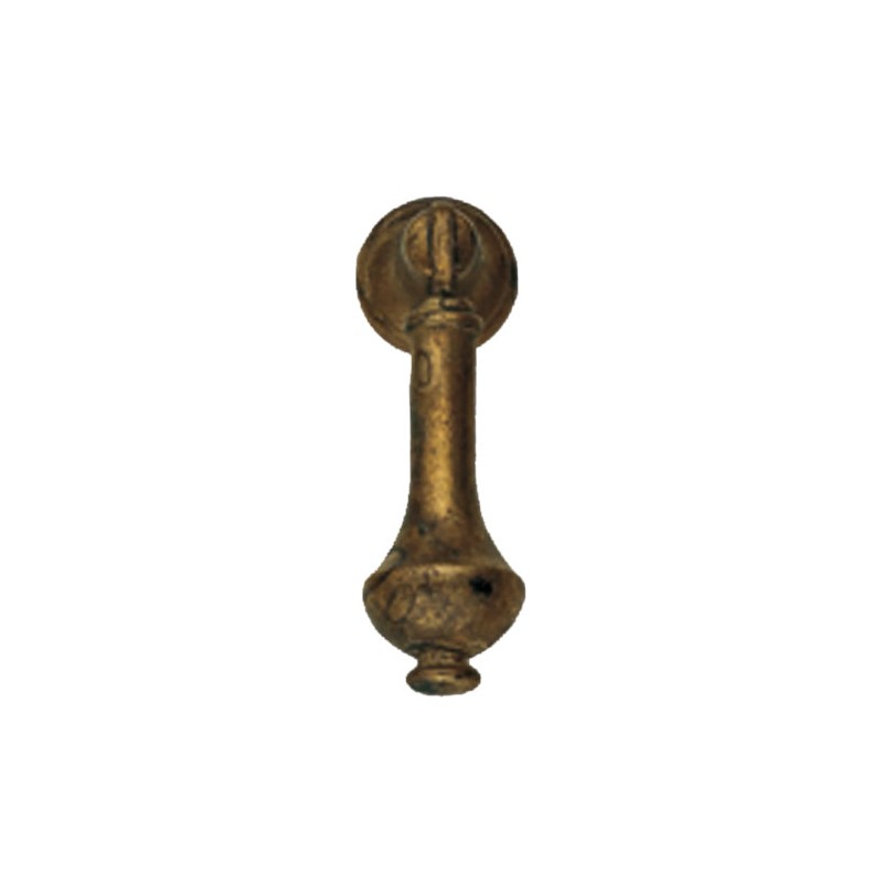 MANIGLIA PENDENTE OTTONE ANTICO 18x59      5649 MS