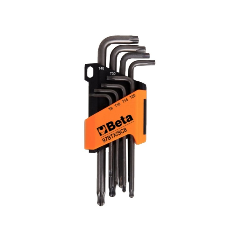 CHIAVI TORX PIEGATE T9/40 Pz 8      97BTX/SC8 BETA