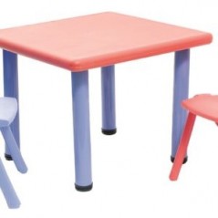 COLIBRI' TAVOLO STRONG ROSSO  62x62x52 CM 