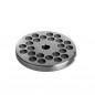 PIASTRA TRITACARNE N.22 INOX foro mm 10,0  3 SPADE